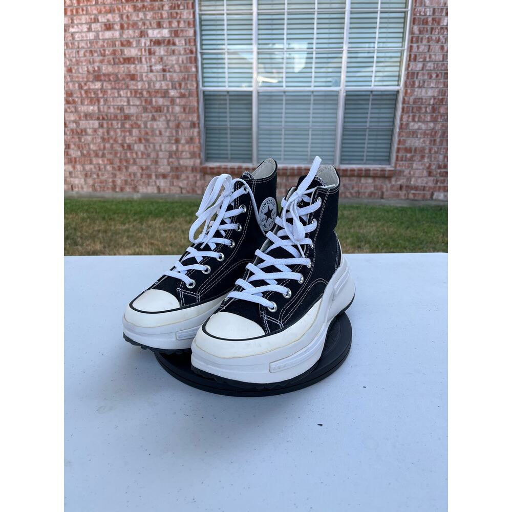 Converse Run Star Legacy CX High 'Black' High-Top Platform Sneakers Size 8.5 - Picture 2 of 6